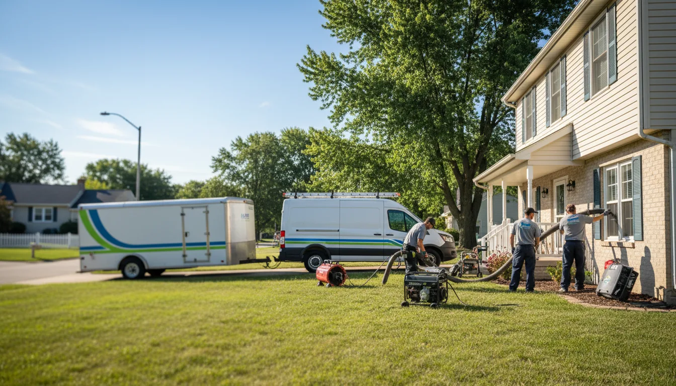 Flooded Basement Restoration And Cleanup With Repair in Medora, ND near me